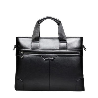 Top Quality Classic Men waterproof PU laptop bag stylish multi-pocket Sling Shoulder Messenger bag Briefcase Handbags for man