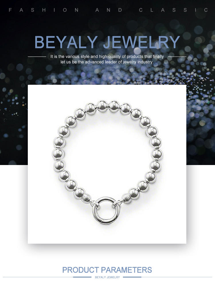 product-BEYALY-Smart bead link women love 925 sterling silver bracelet-img-2