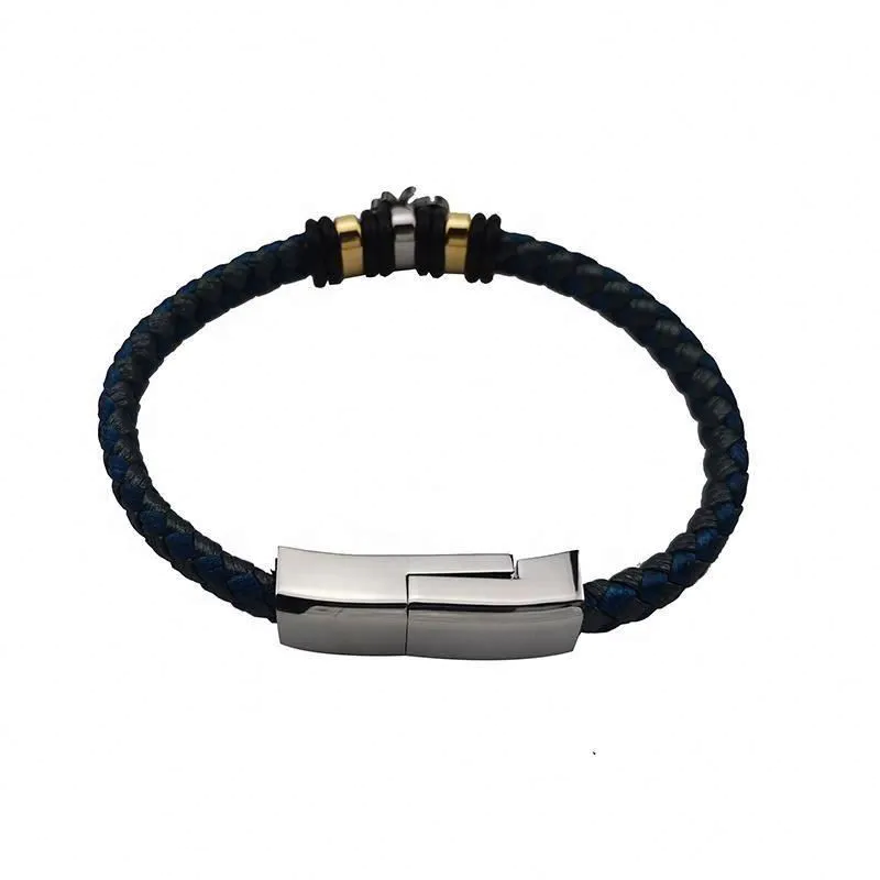 316L Stainless Steel Android Stealth Charging Bracelet Type C Connect With Gioielli Da Donna