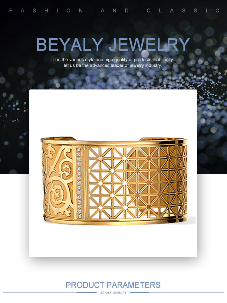 product-BEYALY-Custom hollow design mexican gold bracelets-img-2