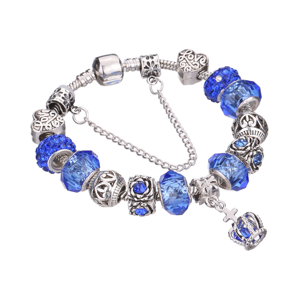 product-BEYALY-Charming crystal stone silver charm bracelet-img-2