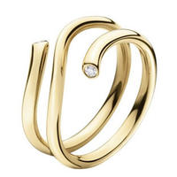 High Quality Silver 14K Gold Snake Bangle Bracelet