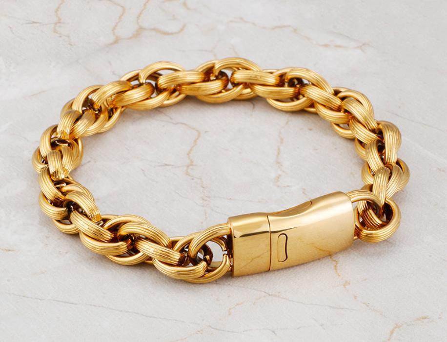 product-Cheap Latest Design Men Golden Bracelet Slave Bracelet Jewelry-BEYALY-img-3