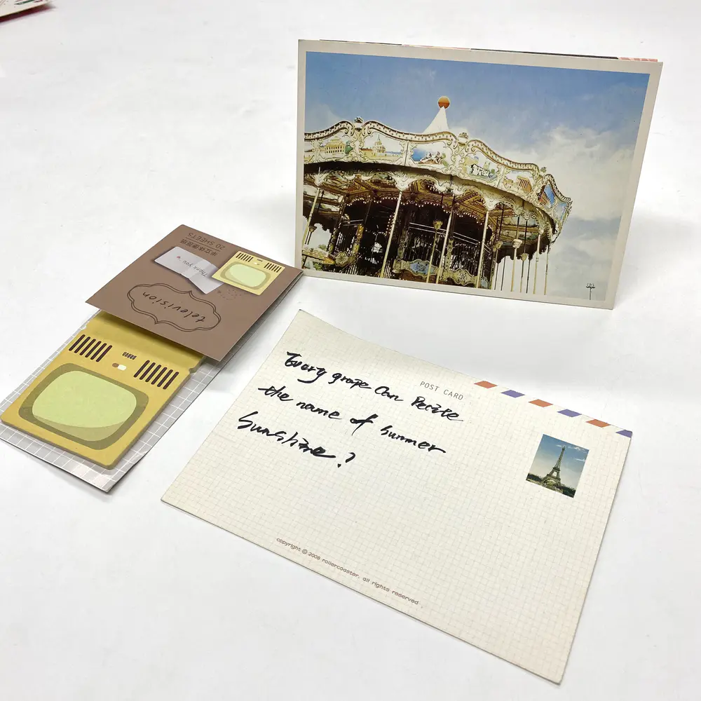 Elegant Custom Print Card Holo Postcard Greeting Card Printing Paper