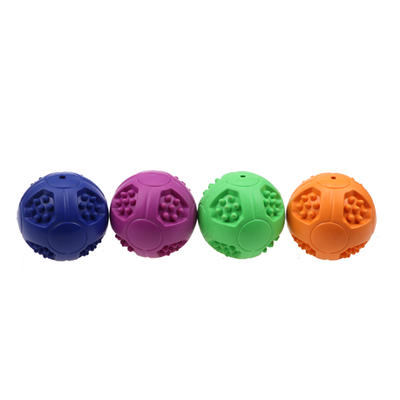 Fun Foraging IQ Treat Ball Food Dispensing Toys Rubber Dog Tooth Cleaning Ball, 7.62cm Interactive Toys for dogs Dog Feed Toy