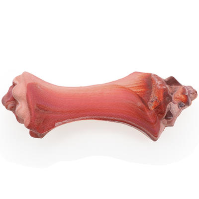 Wholesale Stock of Bone-Shaped Mixed-color Chewing Dental Dog Toys Solid rubber dog toy