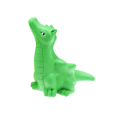 Cute rubber dinosaur toys Dinosaur-like creaking dog Squeaky