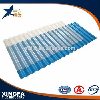 Fire resistance clear corrugate make roof tile