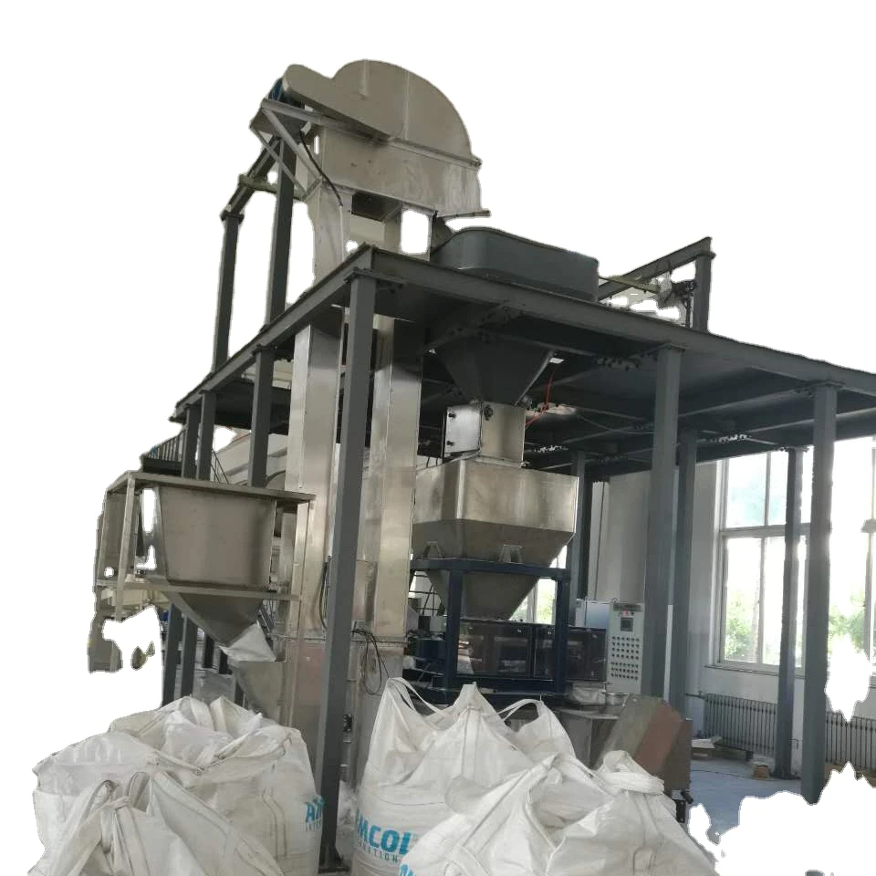 Detergent base powder intermittent post blending production line / Washing powder mixing machine