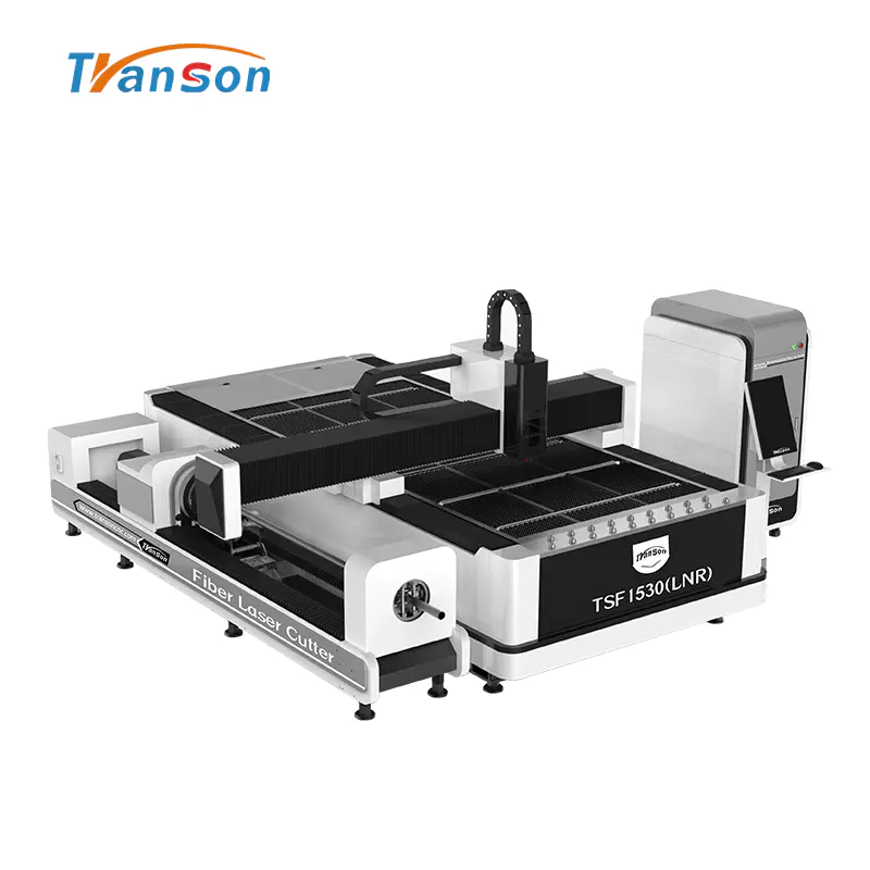 1000W Metal Tube And Plate Fiber Laser Cutting Machine With 6m Rotary For Metal Plate Metal Tube Cutting1530