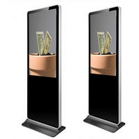 43 inch Free stand lcd display kiosk totem touch screen