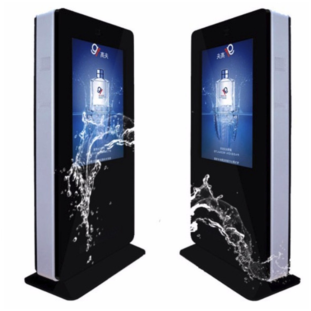 55'' Waterproof Ip65 Android Outdoor Digital Signage Advertising Totem Information Kiosk