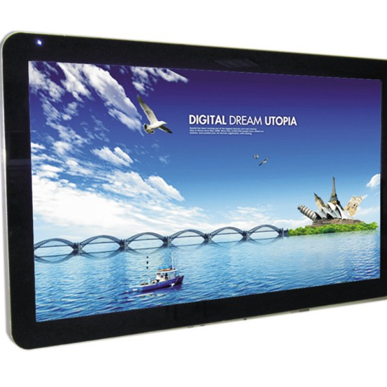 55 inch high brightness with android wall mounted in advertising player indoor