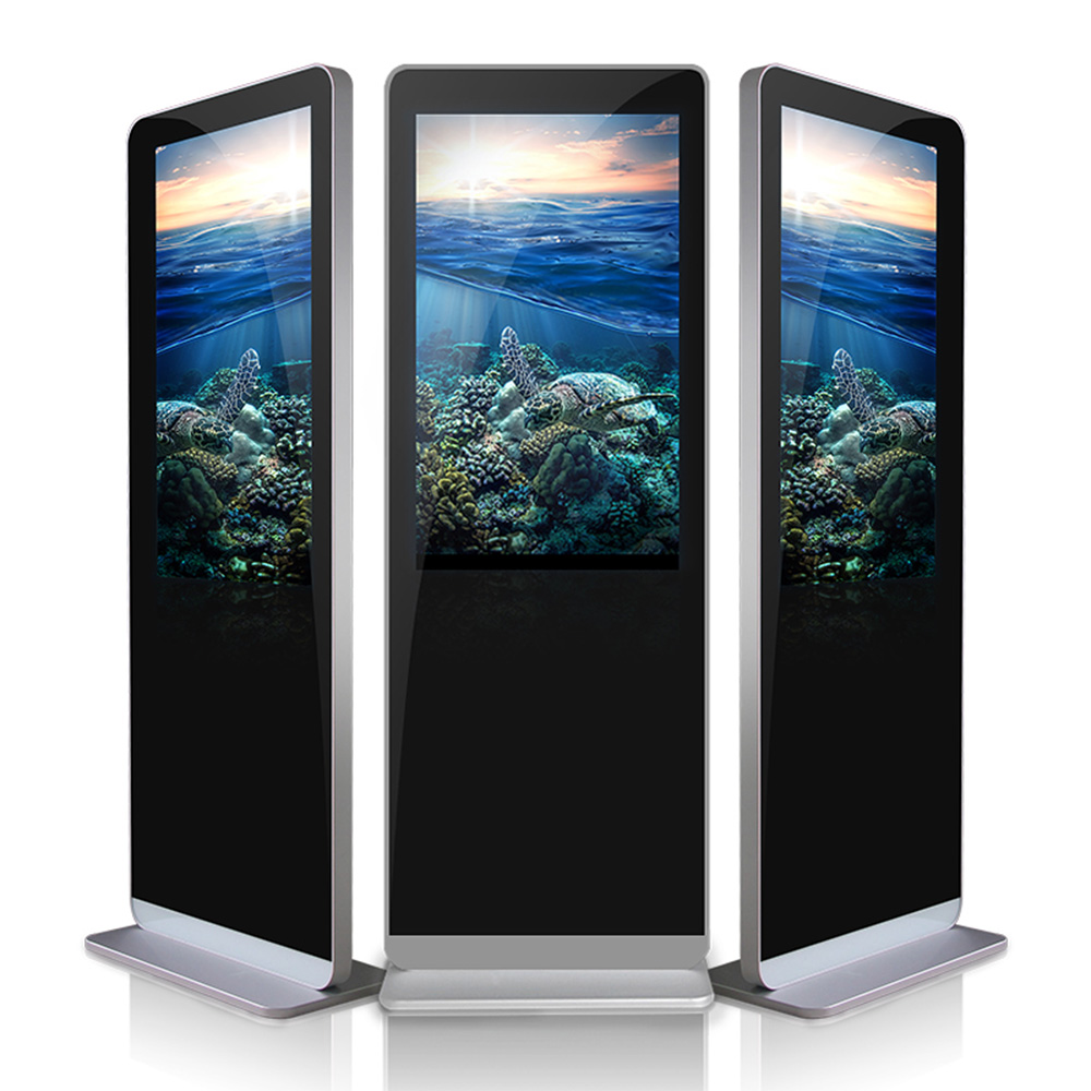 55 inch 3g Free standing android LCD digital signage display