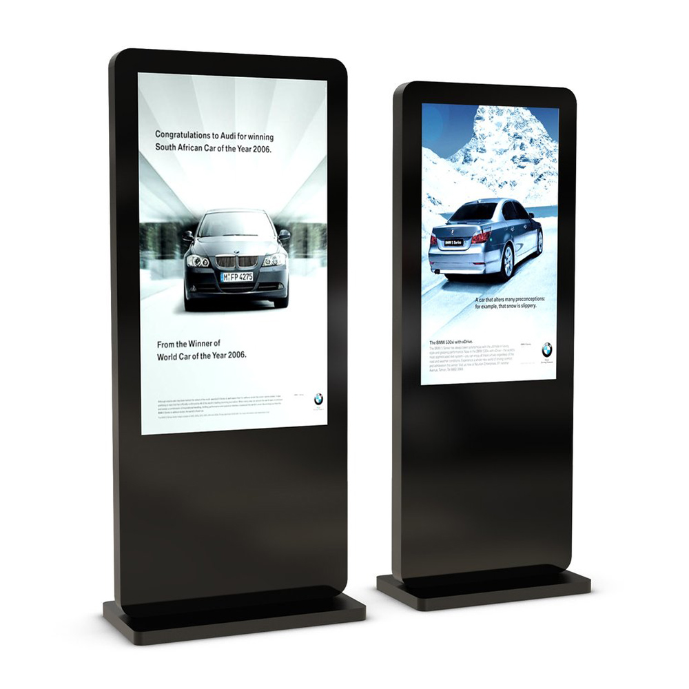 Floor stand WiFi android digital signage LCD display full outdoor kiosk
