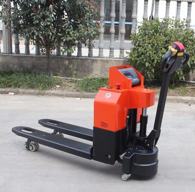 Cheap 1500 kg Electric pallet truck with weight scale DC motor