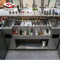 GRACE Stainless Steel Commercial Mixed Drink Work Table For Restaurant Bar