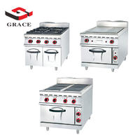 Kitchen Equipment Catering Equipment Manufacturer Cooking Range Gas Cooker Gas Range with Gas Oven