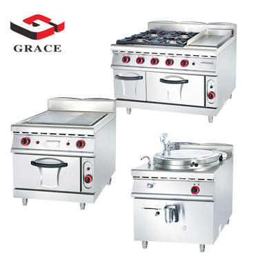 Electric Radiant Grill with Cabinet for Hotel & Restaurant Kitchen Equipment