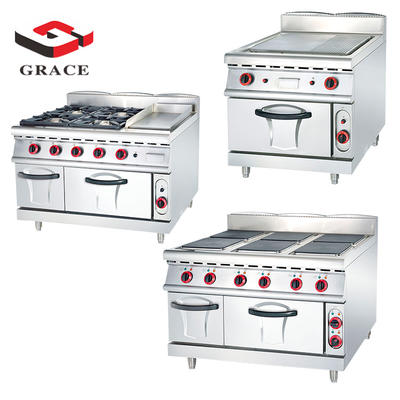 GRACE Commercial Hotel Restaurant Project Mental Electric or Gas Stainless Steel Banquet Kitchen Catering Equipment