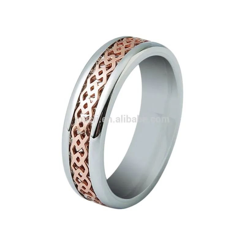 Latest Gold Design Stainless Steel Ring S925 Silver Plating With Korut
