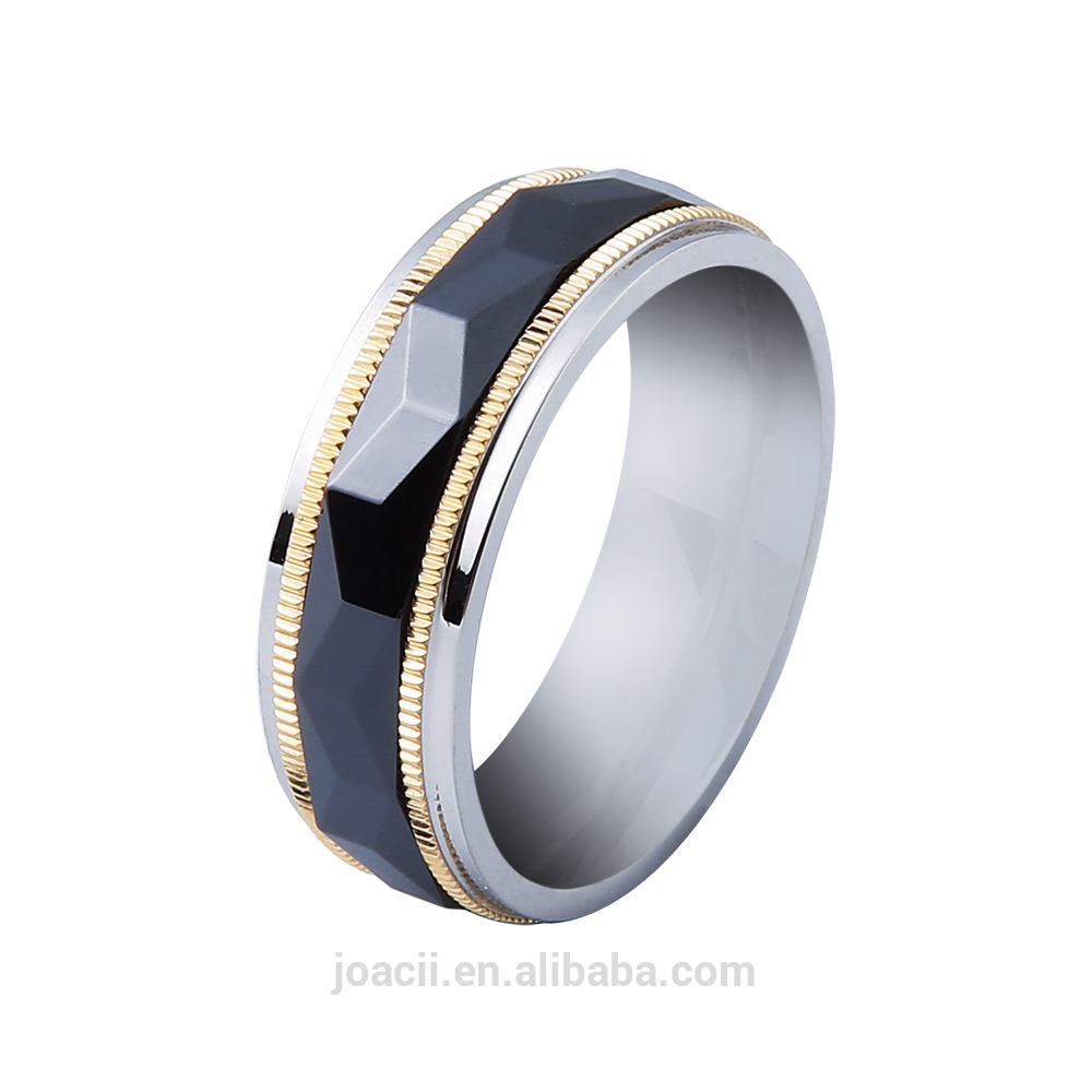 Joacii Fashion Smart Silicone 18K Rose Gold Men'S Diamond Wedding Engagement Jewelry Sliver 925 Band Rings With Gioielleria