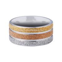 Three Color Design Custom Stainless Steel Ring Display With Sieraden