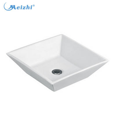 M-2307 Chaozhou factory ceramic bathroom square wash basin