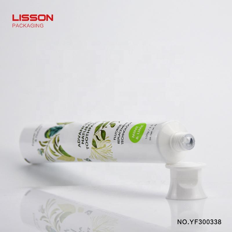 Biodegradable Toothpaste Tube Packaging Supplier With Flip Top Cap