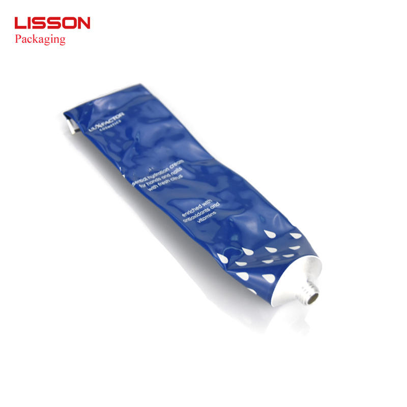 60ml collapsible aluminium tube cosmetic lotion packaging for handcream and pharmaceutical products