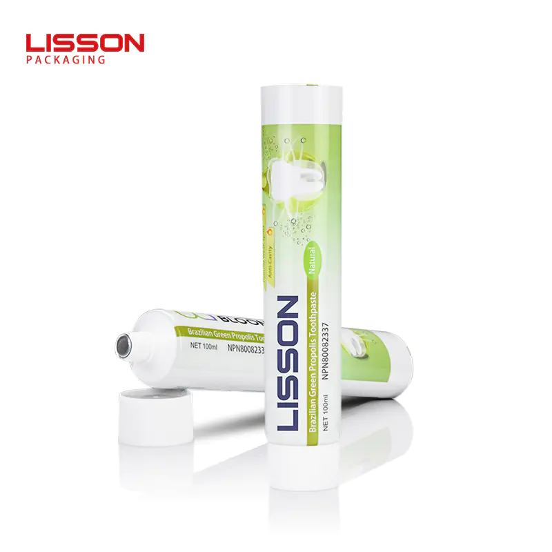 Wholesale plastic laminated tube toothpastepackaging empty cosmetic tubes