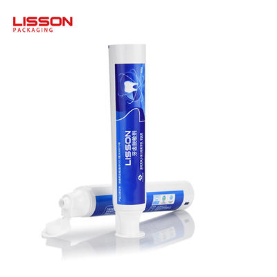 D28mm Aluminium Toothpaste Tube Packaging With flip top Cap