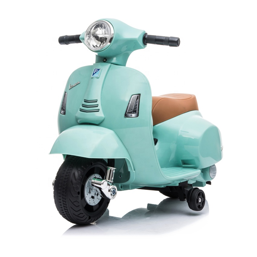 2020 New Licensed Electric Vespa Ride On Car For Kids Bikes Battery Operated Motorcycle