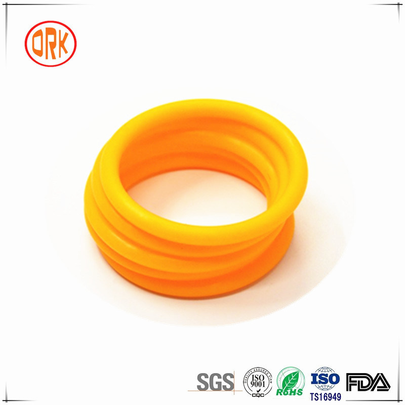 Yellow Gas Impermeability Resistance NBR Rubber O Ring for Cylinder