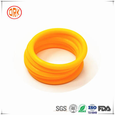 Yellow Gas Impermeability Resistance NBR Rubber O Ring for Cylinder