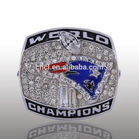 Promotion Prong Setting Replica Zinc Alloy national Championship Rings For Fans