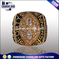 Sapphire invisible setting classic sports ring custom designs men's championship rings