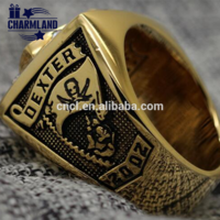 Brass championship rings Professional Customized Shape Championship Ring