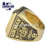Professional custom shape Zinc alloy usssa state luxury design championship ring