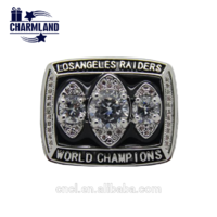 Award custom youth fantasy football championship rings zinc alloy men's championship rings