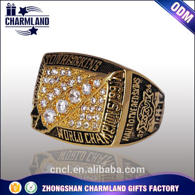 Cheap factory supply youth baseball championship rings in men's designs logo