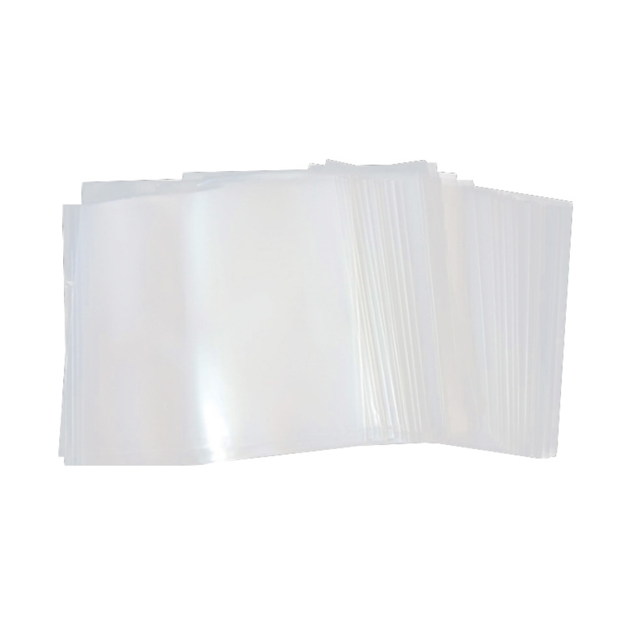 Top Quality Clear Customized LDPE material heat seal plastic bag printing logo poly flat bags