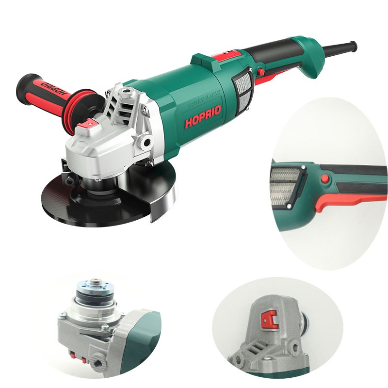 7 inch 2600W big power brushhless angle grinder HOPRIO factory directly