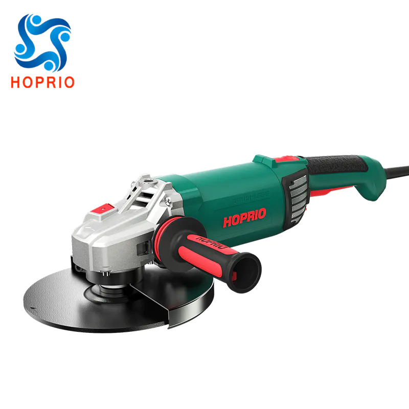 HOPRIO Industrial Grinder Cutter 14A 4000W 7 Inch Brushless Angle Grinder