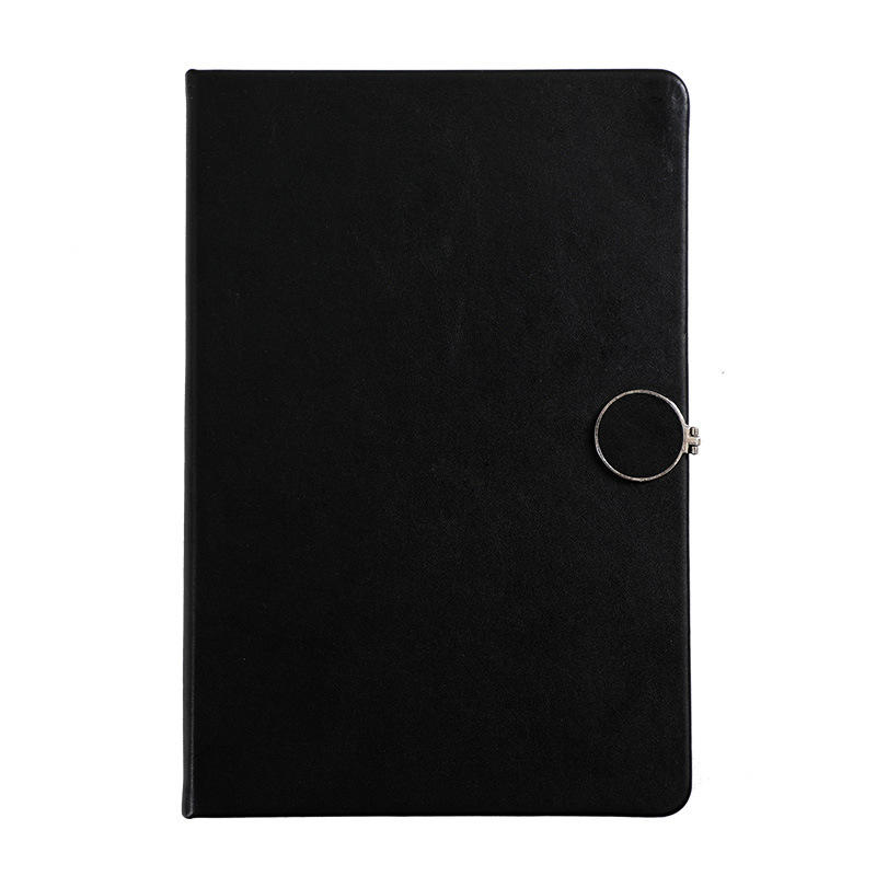 Hard Cover PU Leather Blank White Notebook Student Writing Books Well Designed Full Color Cheap Hardcover Book