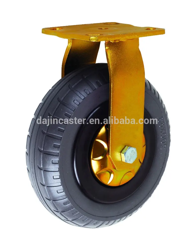 250mm Foam Rubber Heavy Duty Caster Wheels