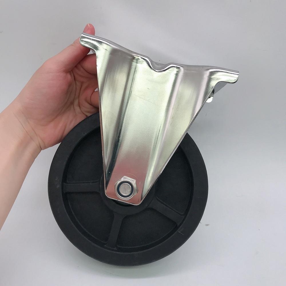 Heavy Duty 135*110mm Plate SUS 304 Stainless Steel 230 degrees Heat Resistant Caster Wheel