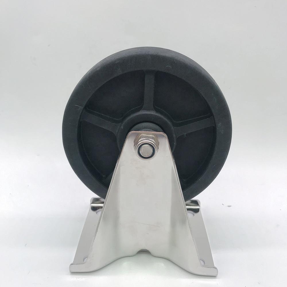 European Style 6 inch 150mm High Temperature Stainless Steel 230 degrees Nylon Heavy Duty Caster Wheel