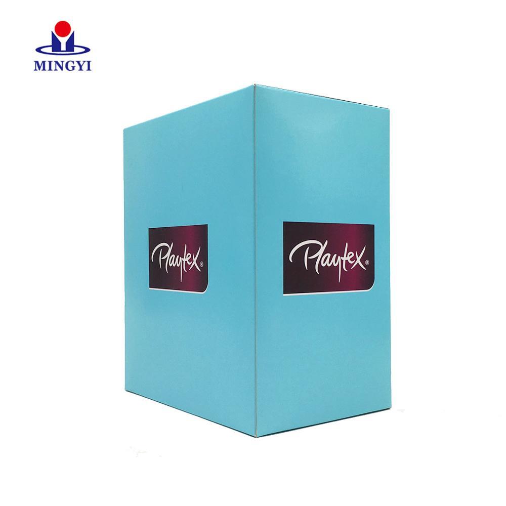 Custom Boxes with Logo Clear Window Chocolate Cake Sustainable Pvc Jewellery Gift Paper Beauty Blender Pink Box Packaging