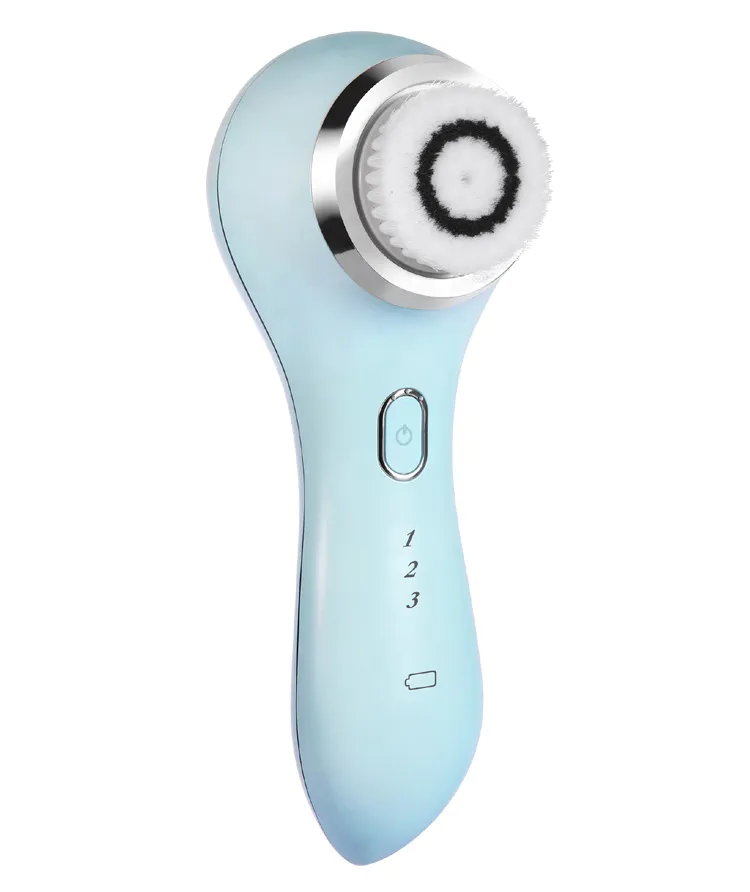 Wholesale Portable Ultrasonic Vibrating Face Massage facial brush cleanser